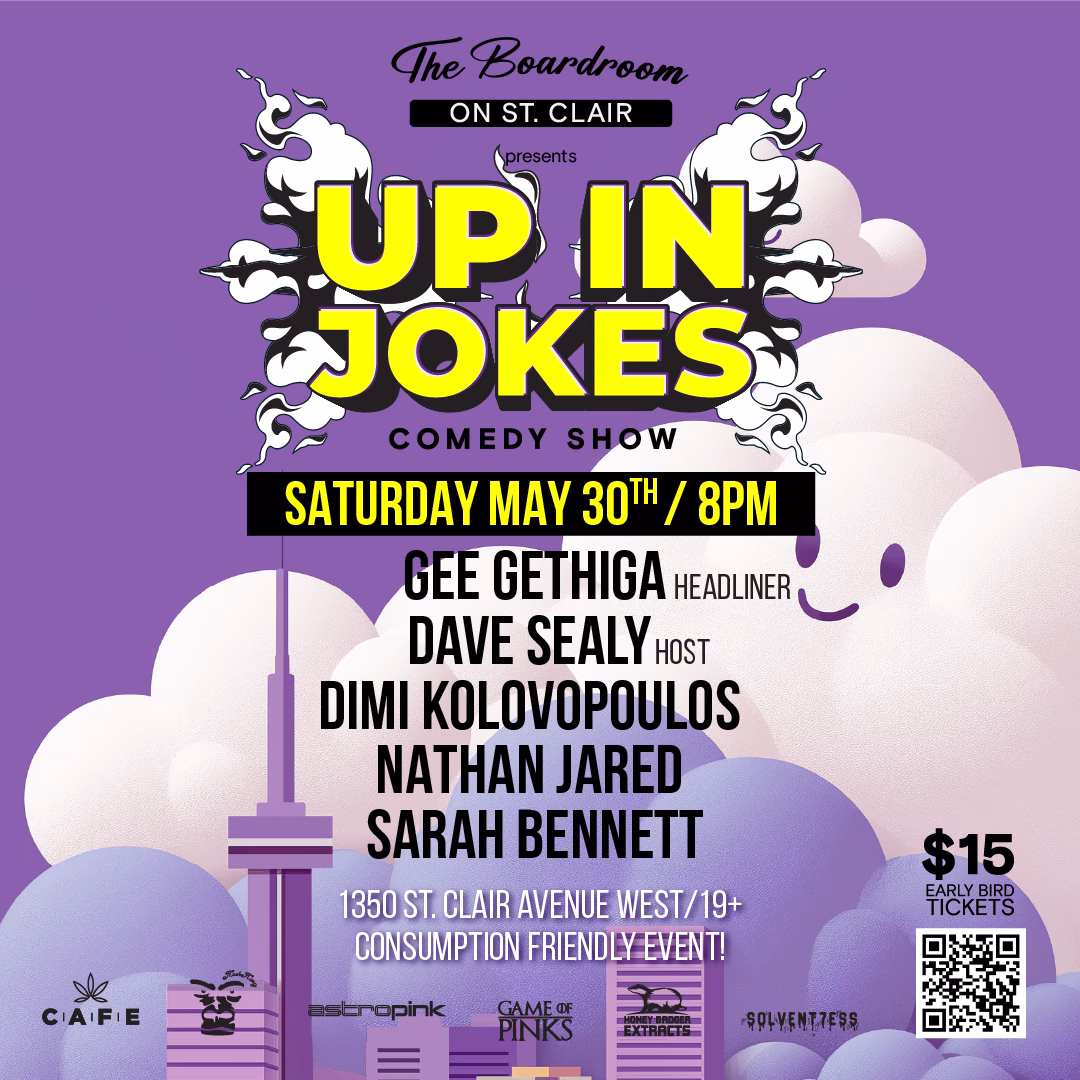 Up in Jokes Toronto May 30th Comedy Show